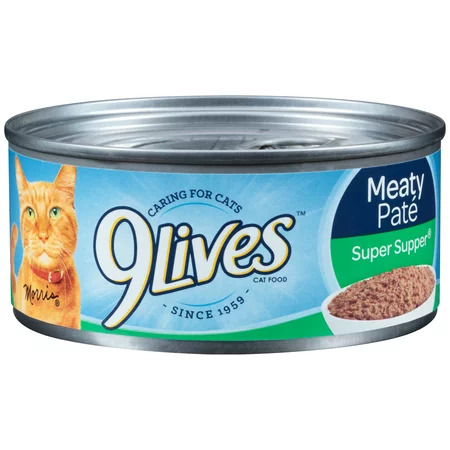 9LIVES CAT FOOD SUPER SUPPER  5.5OZ