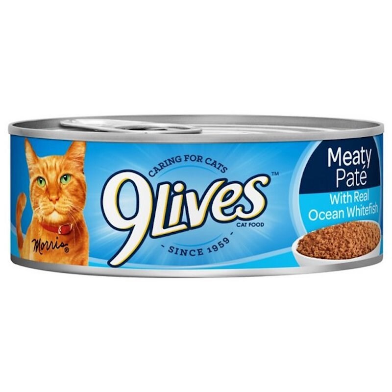 9LIVES CAT FOOD OCEAN WHOLE FISH  5.5OZ