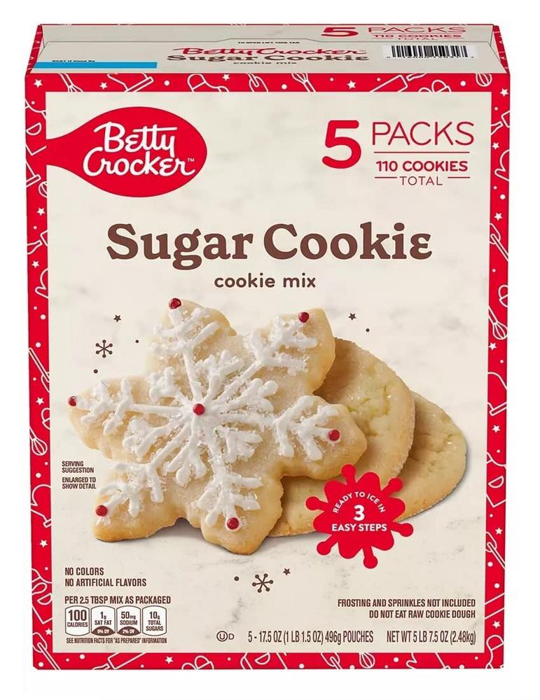 BETTY CROCKER COOKIE MIX SUGAR 5X17.5OZ 1PC