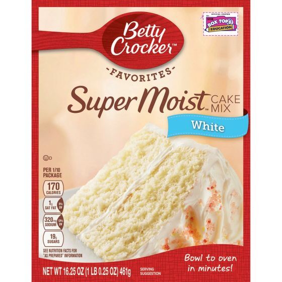 BETTY CROCKER CAKE MIX WHITE 17OZ