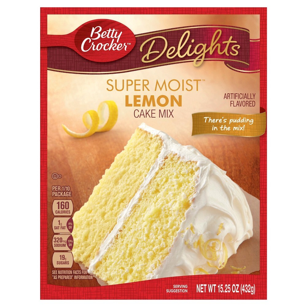 BETTY CROCKER CAKE MIX LEMON 16OZ