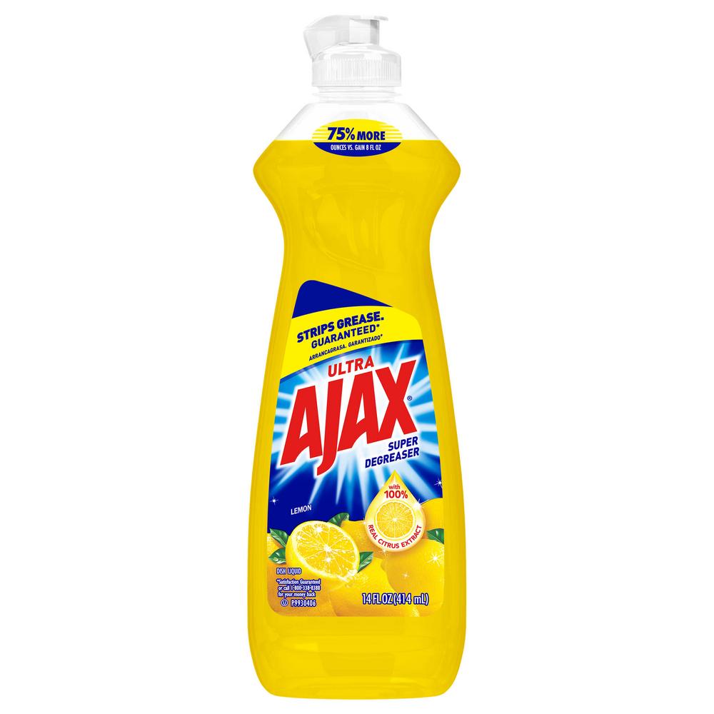 AJAX DISH LIQUID LEMON  12.6OZ