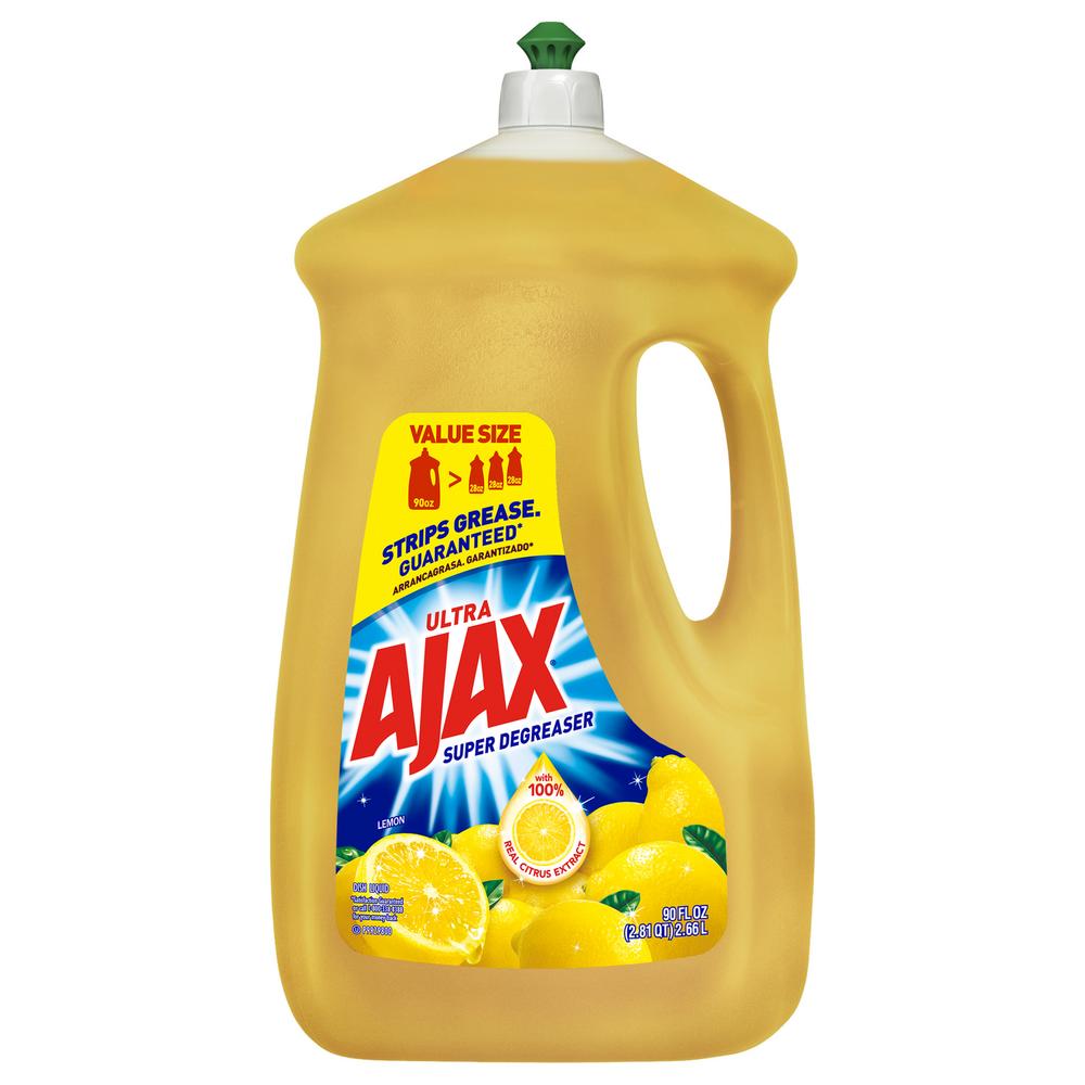 AJAX DISH LIQUID LEMON  90OZ