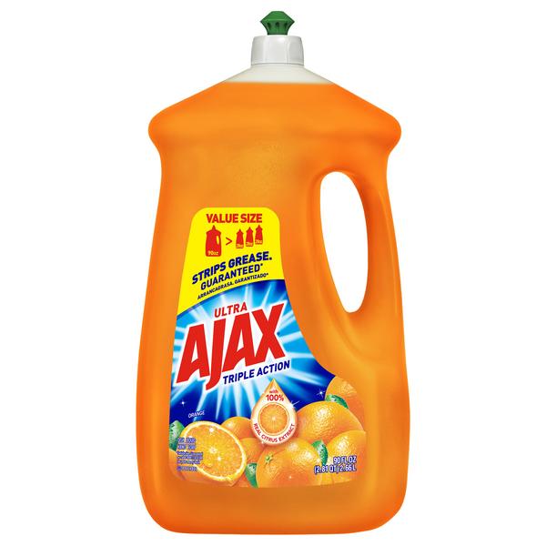 AJAX DISH LIQUID ORANGE  90OZ