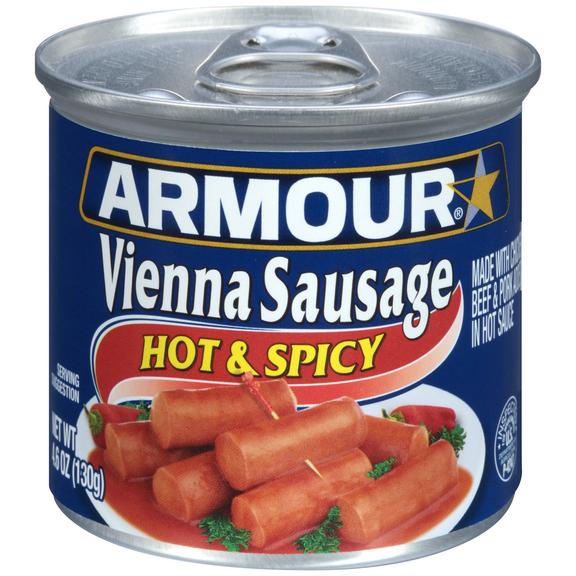 ARMOUR SAUSAGE HOT  5OZ