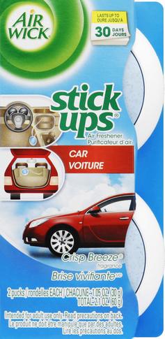 AIRWICK STICKUP CRISP BREEZE  2CT