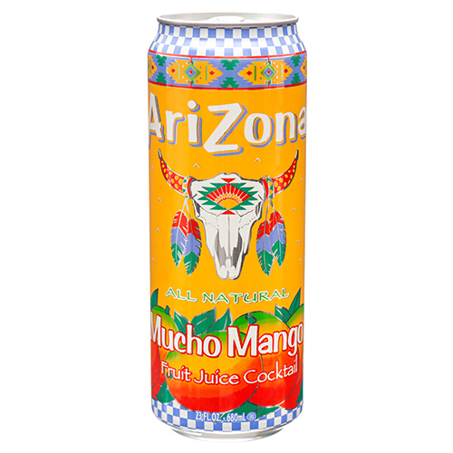 ARIZONA TEA DRINK CANE MANGO 23OZ