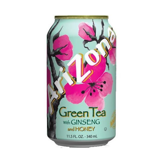 ARIZONA TEA DRINK SLIM GREEN TEA 12OZ