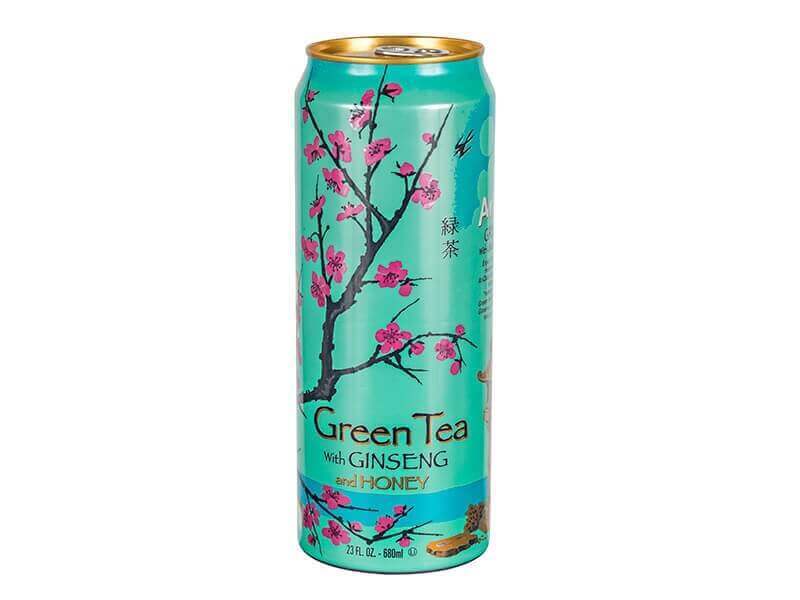 ARIZONA TEA DRINK CANE GREEN TEA 23OZ