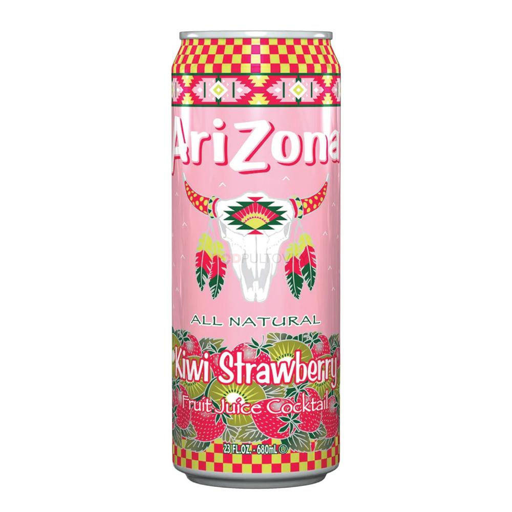 ARIZONA TEA DRINK CANE STRAWBERRY KIWI 23OZ