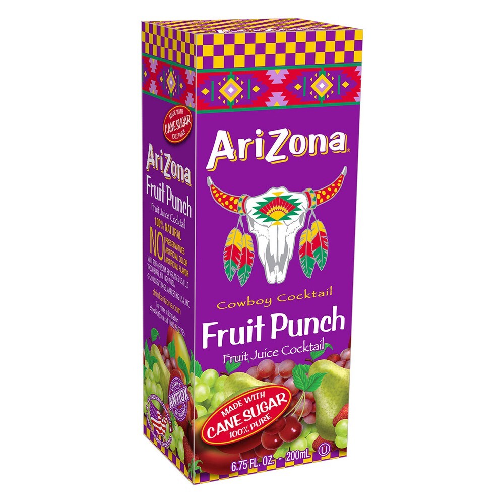 ARIZONA TEA DRINK POUCH FRUIT PUNCH  6.75OZ