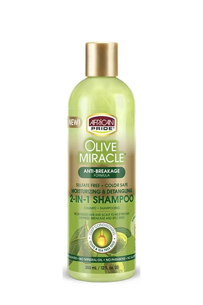 AFRICAN PRIDE OLIVE SHP 2IN1 12OZ