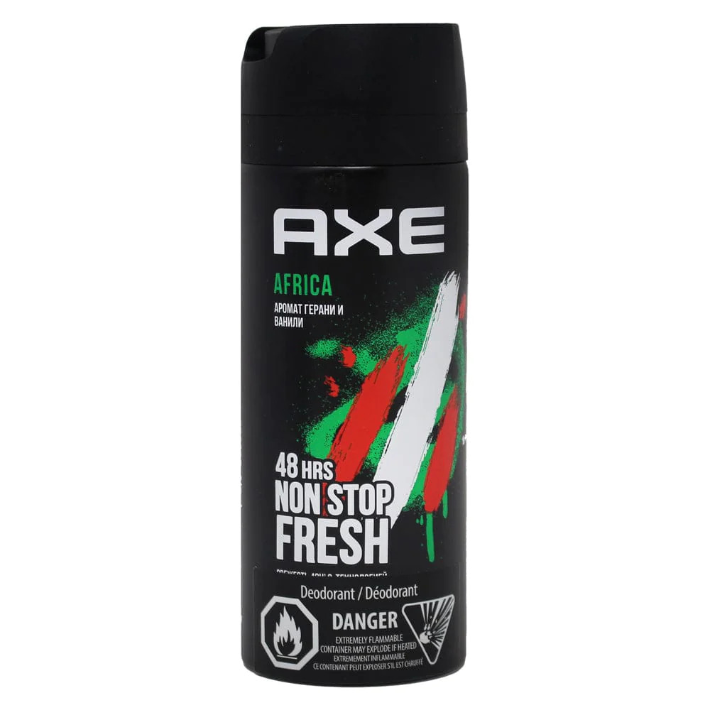 AXE DEODRANT SPRAY AFRICA  150ML