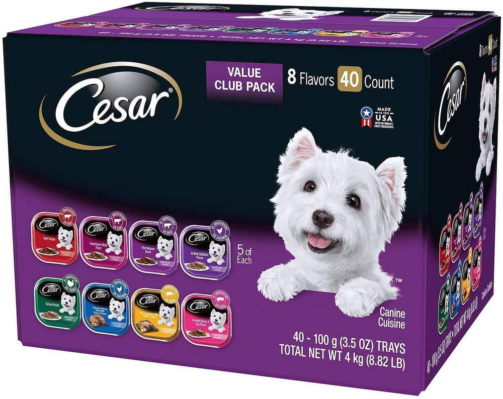 CESAR DOG FOOD VARIETY  4OZ