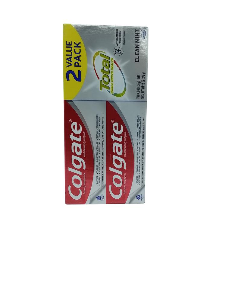 COLGATE TOTAL CLEAN MINT  2X4.8OZ