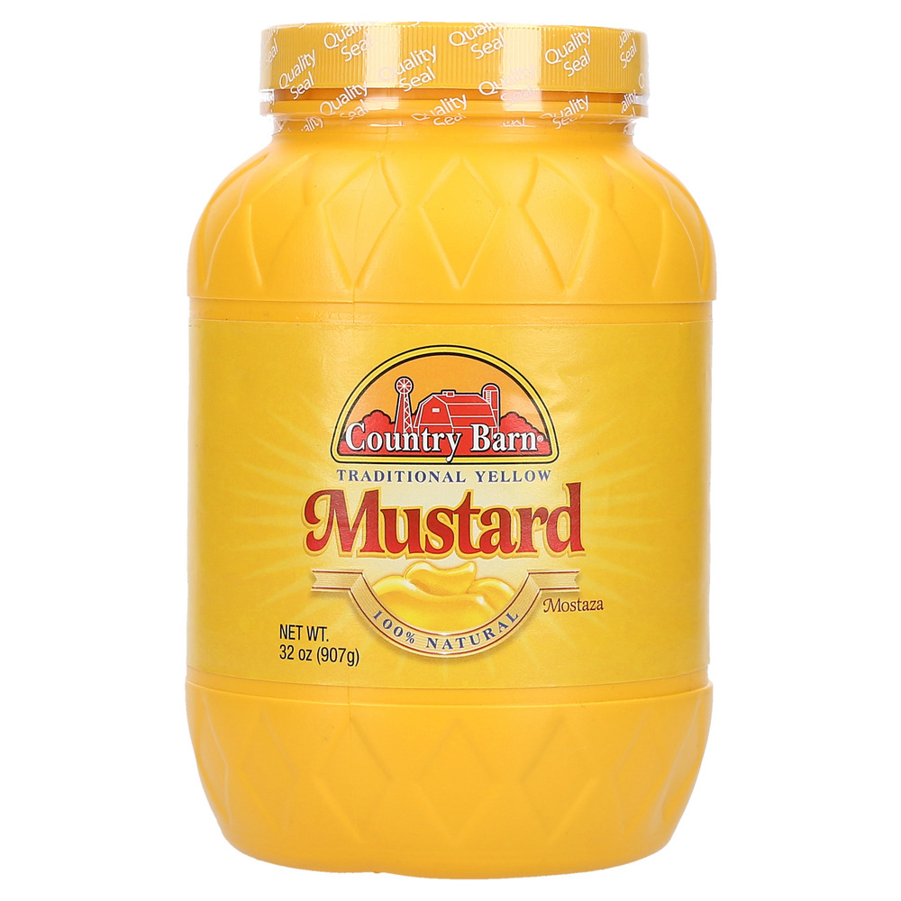 COUNTRY BARN MUSTARD 64OZ