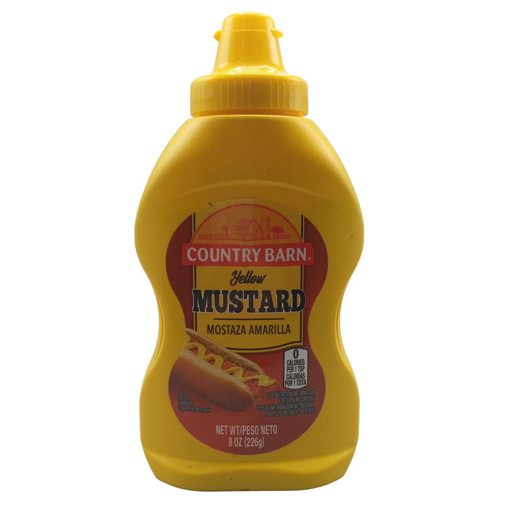 COUNTRY BARN MUSTARD  8OZ