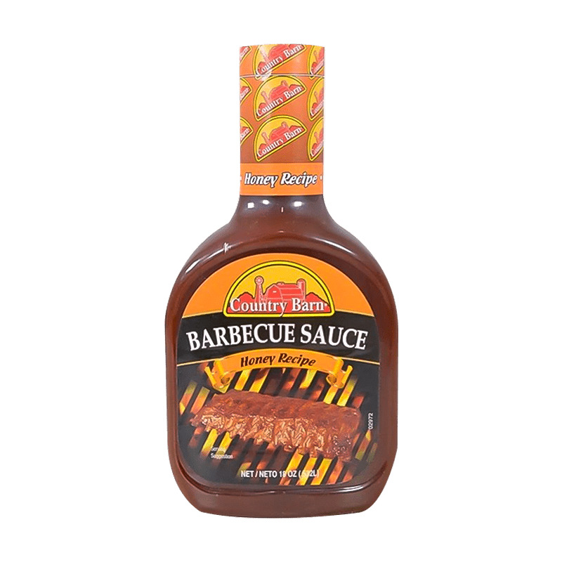 COUNTRY BARN BBQ SAUCE HONEY 18OZ