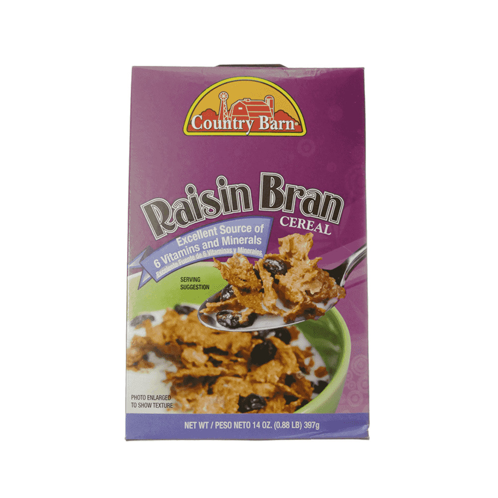 COUNTRY BARN RASIN BRAN 14OZ