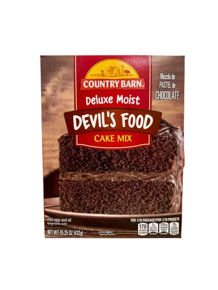 COUNTRY BARN CAKE MIX DEVIL 16OZ