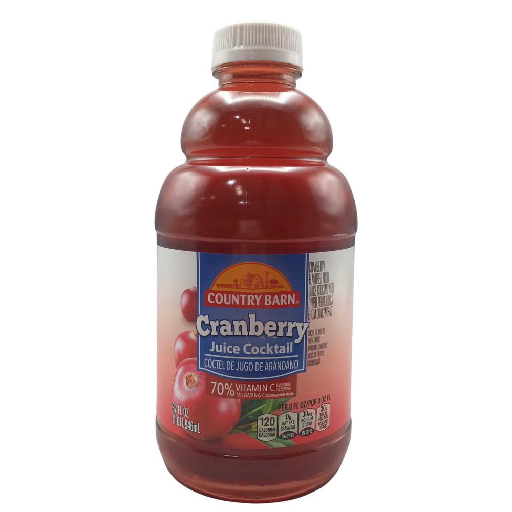 COUNTRY BARN CRANBERRY JUICE 32OZ