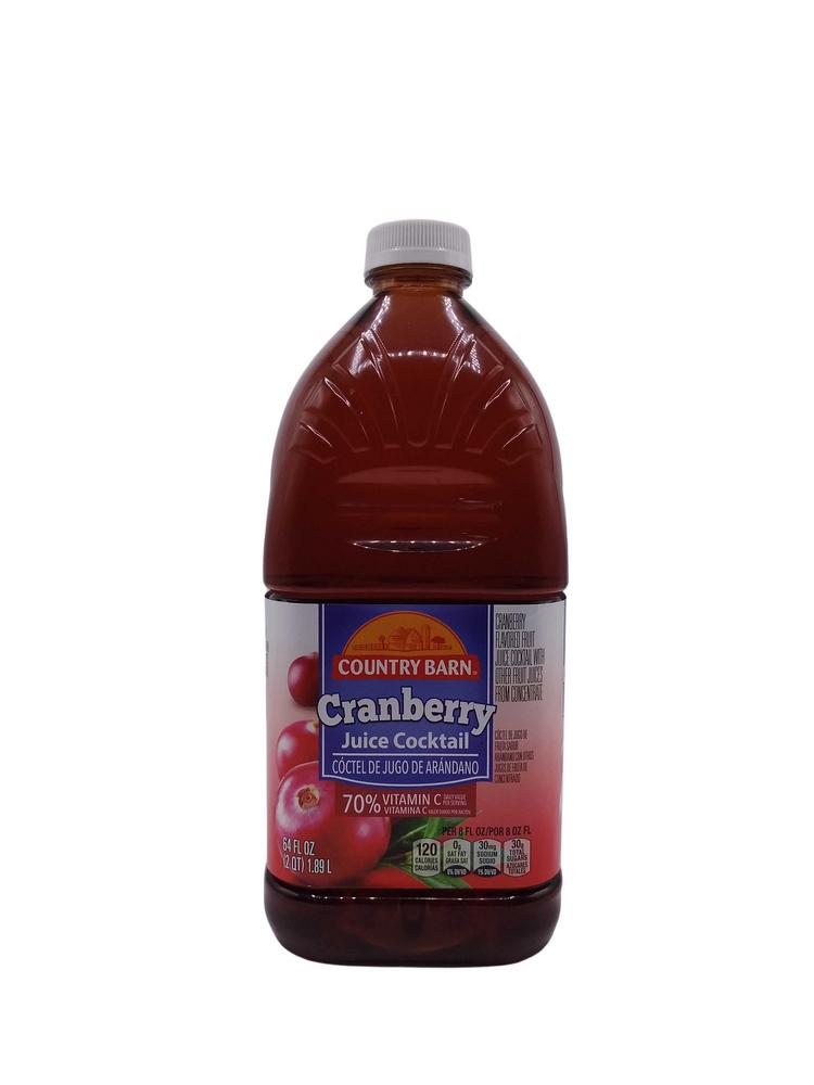 COUNTRY BARN CRANBERRY JUICE  64OZ