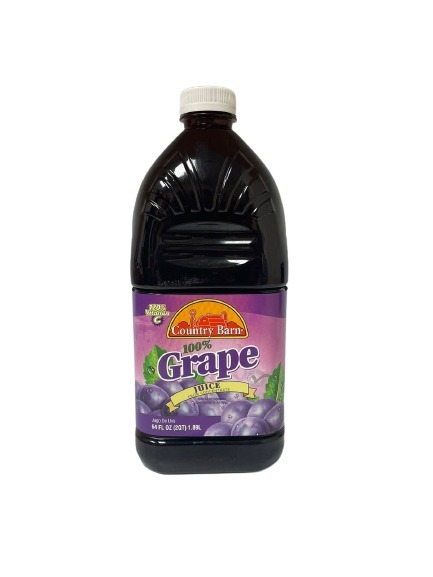 COUNTRY BARN GRAPE JUICE 64OZ