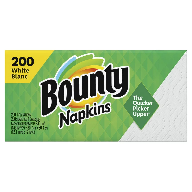 BOUNTY PAPER TOWEL NAPKINS 200CT