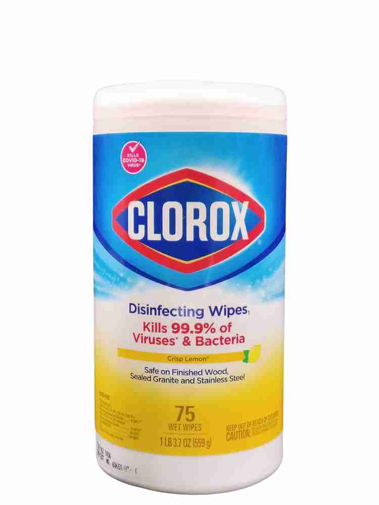 CLOROX DISINFACTANT WIPES  75CT