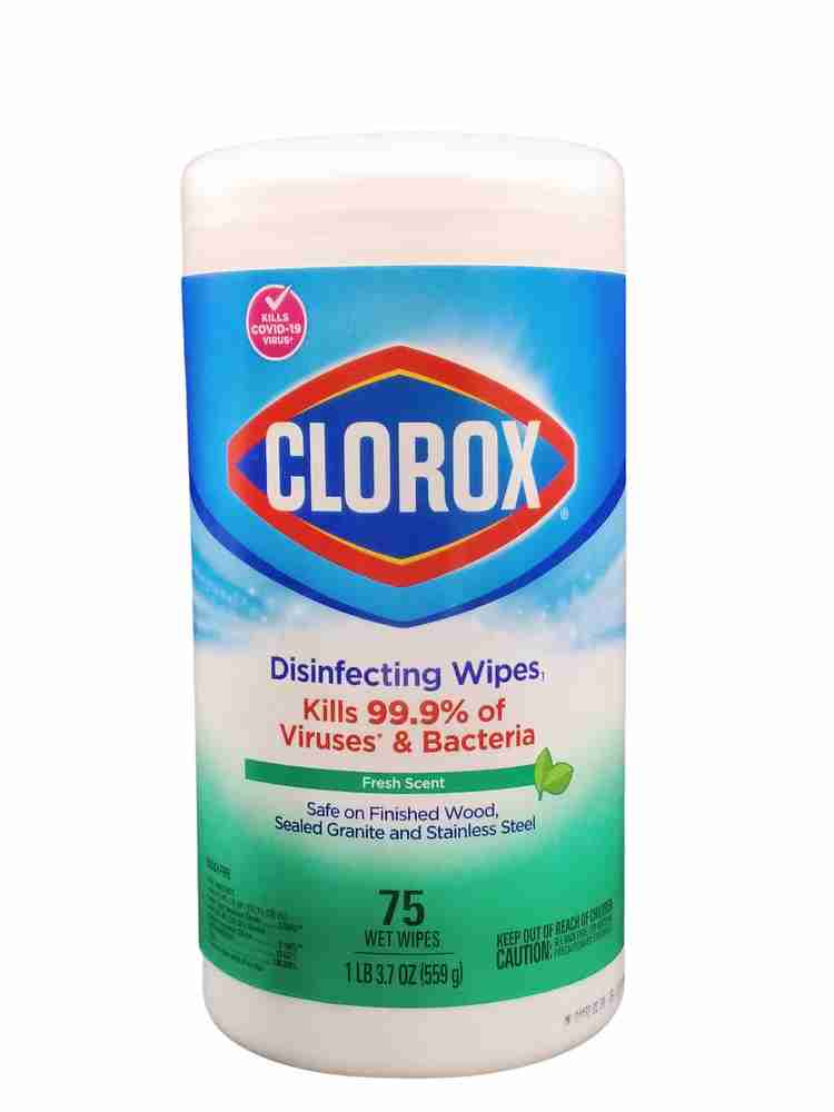 CLOROX DISINFACTANT WIPES FRESH 75CT