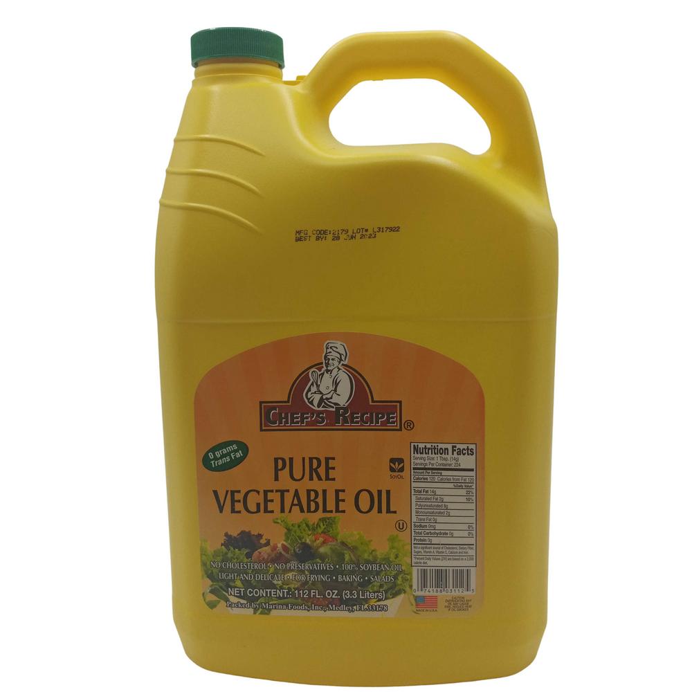 CHEF RECEIPE VEGETABLE OIL 112OZ