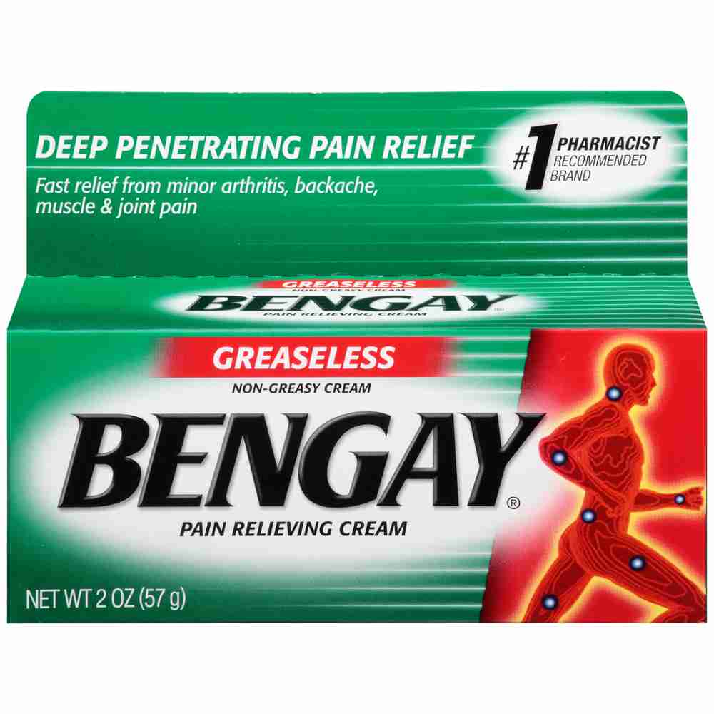 BENGAY PAIN CREAM GRN  2OZ