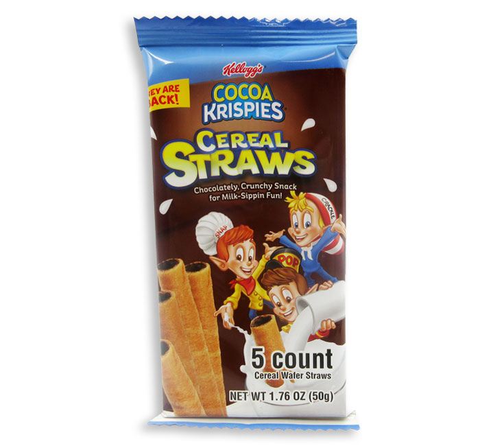 KELLOGS COCOA CEREAL STRAW  5CT