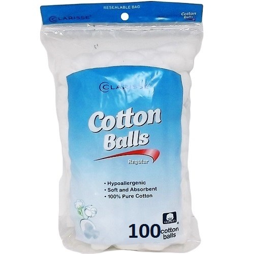 CLAR COTTON BALLS TRP  100CT