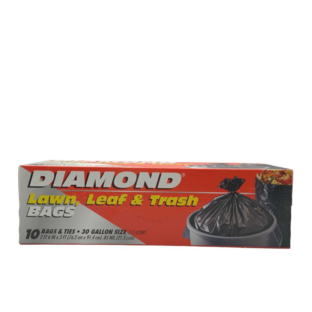 DIAMOND TRASH BAG 30G 10CT