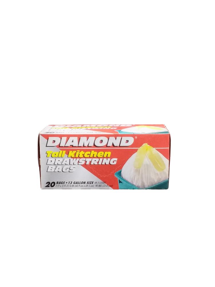 DIAMOND TRASH BAG 13G DS 20CT