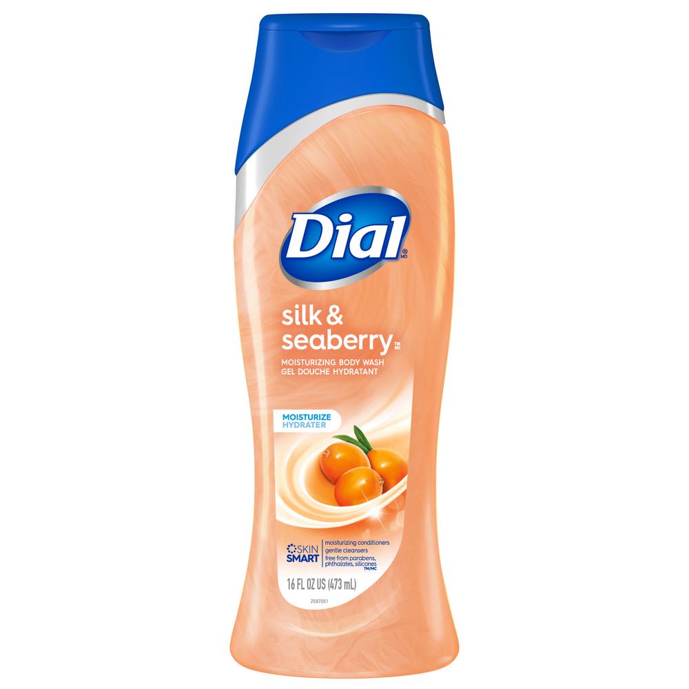 DIAL BODY WASH SILK SEA  16OZ