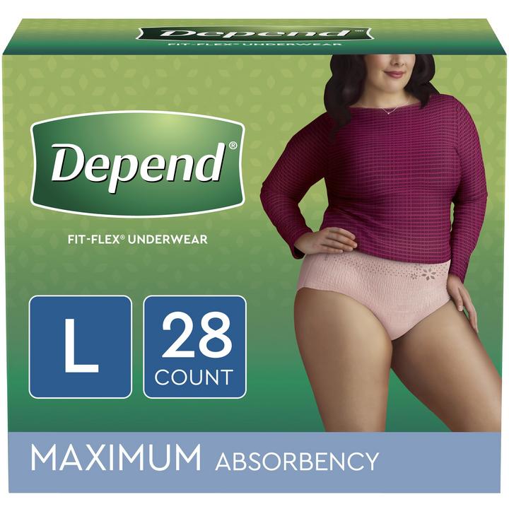 DEPEND ADULT DPR LG FEM  28CT