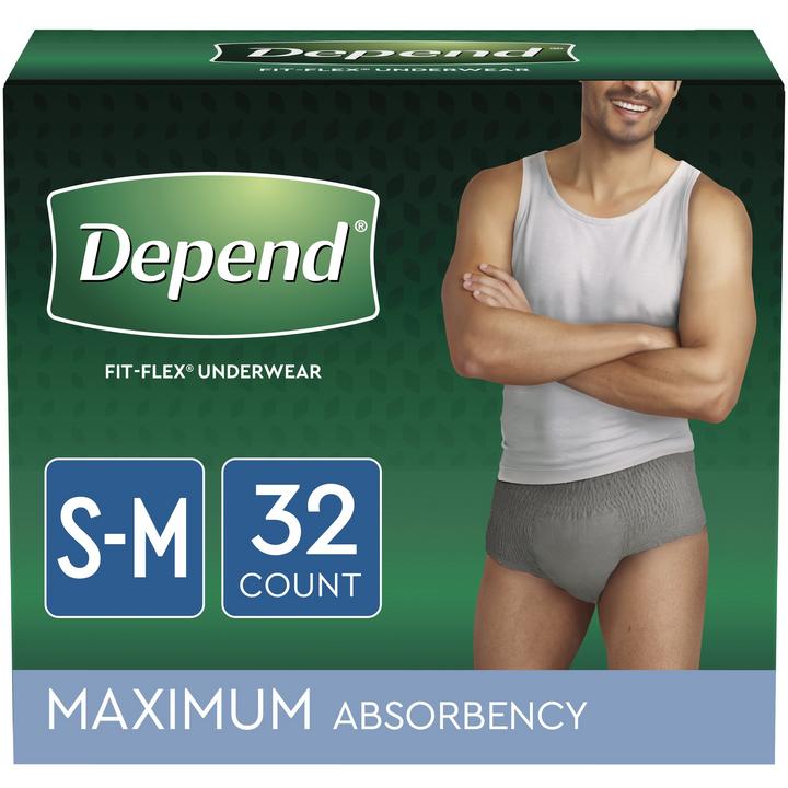 DEPEND ADULT DPR S/M MEN 32CT