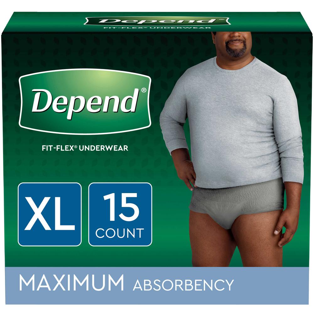 DEPEND ADULT DPR XL MALE  15CT