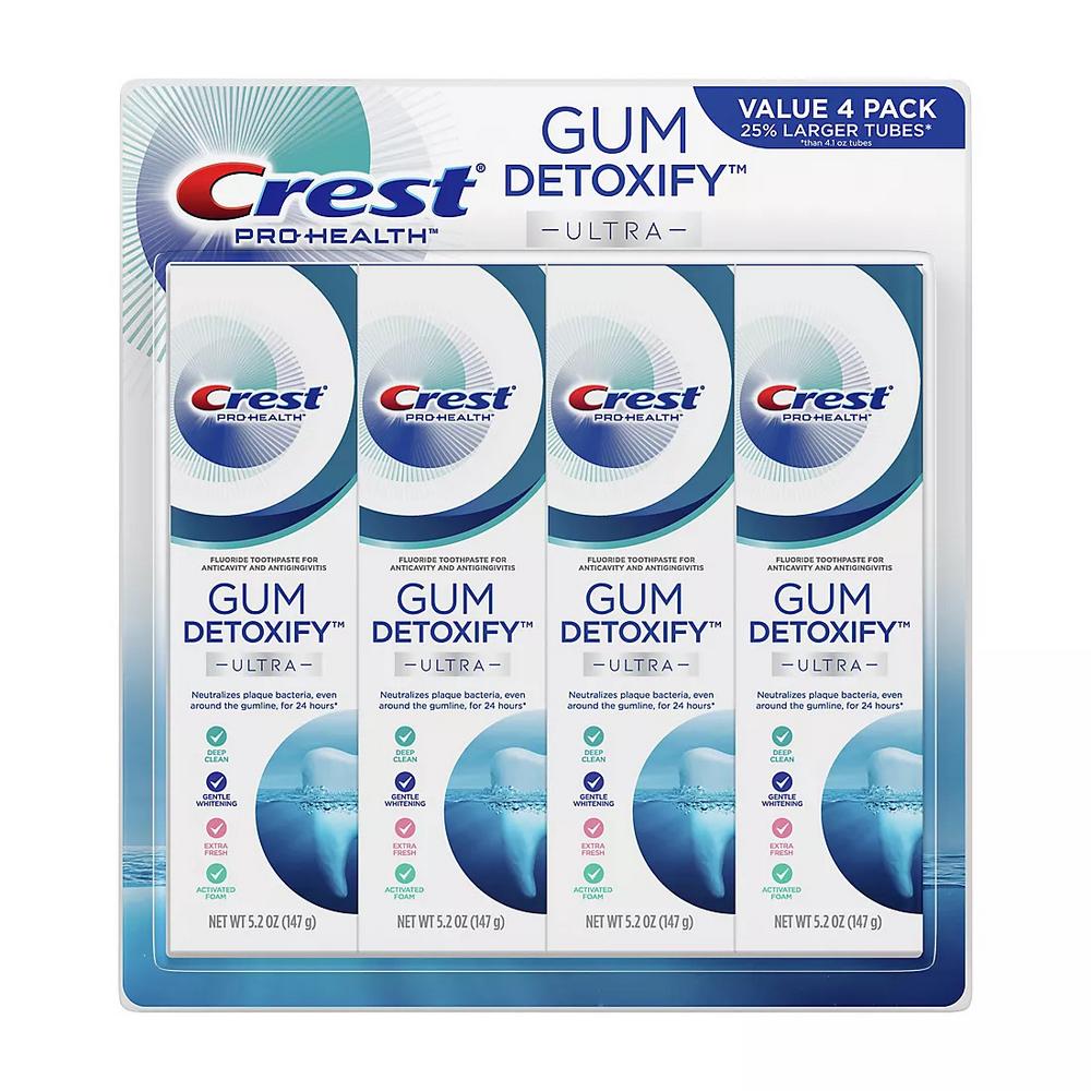 CREST TOOTH PASTE DETOXIFY 5.2OZ