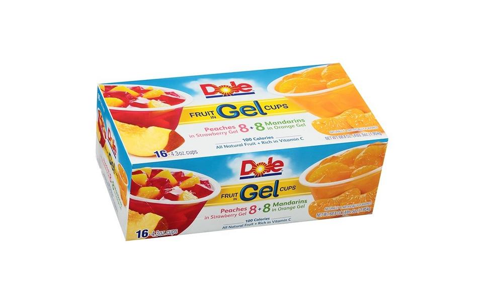 DOLE MAND+PEACHES  4.3OZ