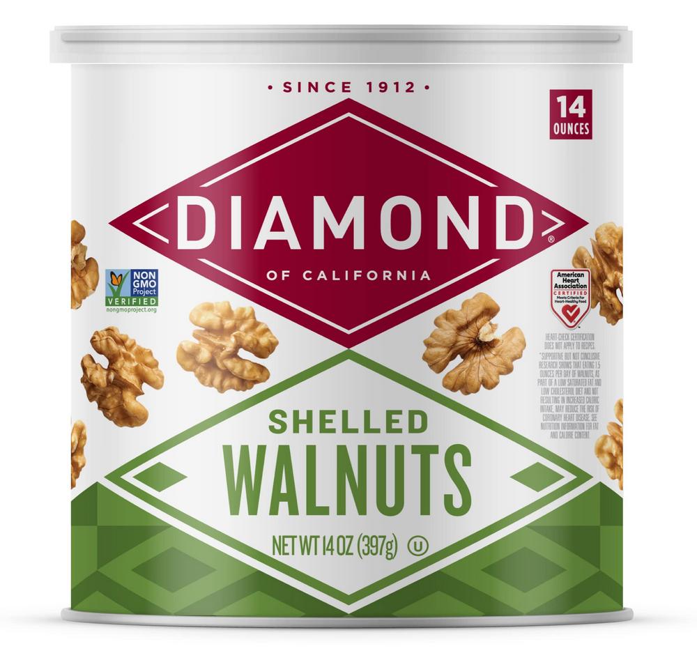 DIAMOND WALNUTS 14OZ