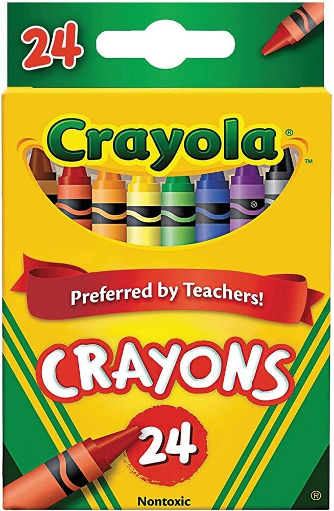 CRAYOLA CRAYONS PEG 24CT