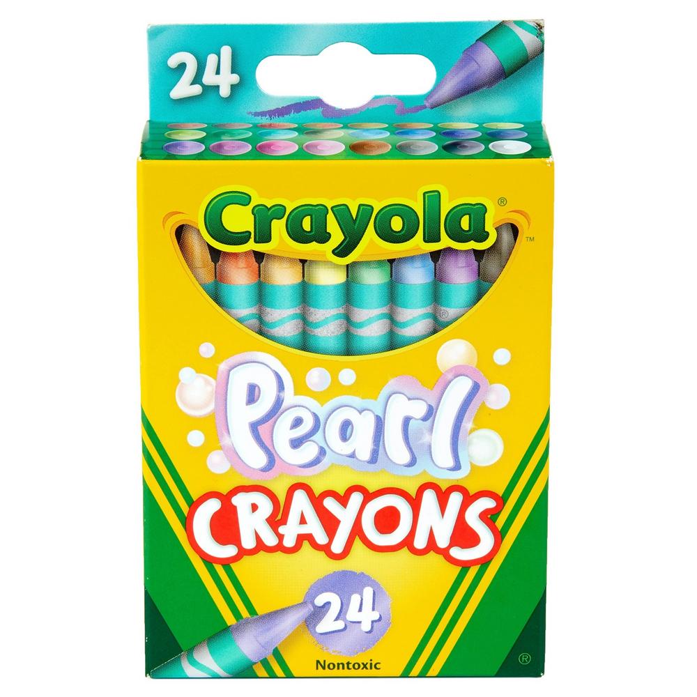 CRAYOLA CRAYONS PEARL 24CT