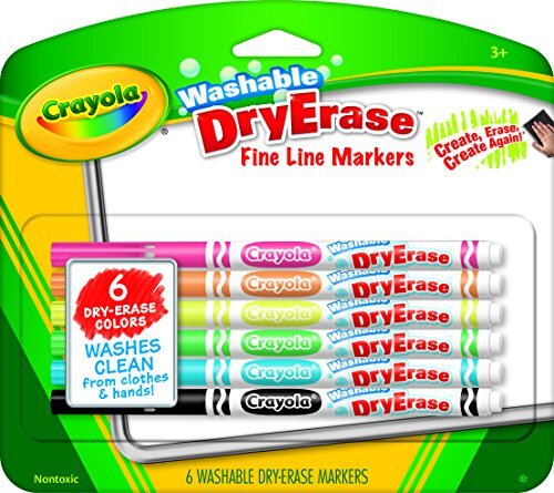 CRAYOLA MARKERS FINE LINE  6CT