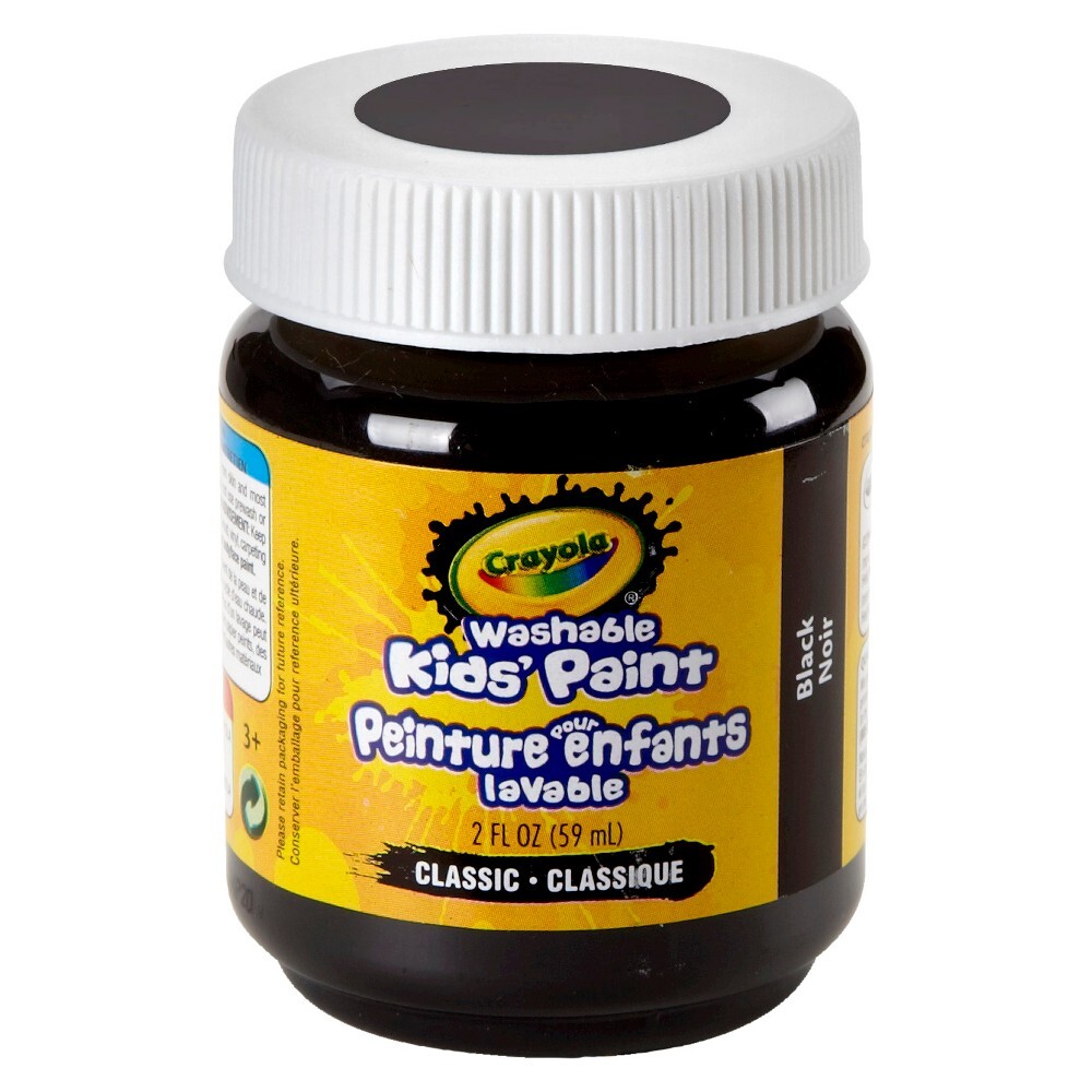 CRAYOLA PAINT KIDS BLACK  2OZ