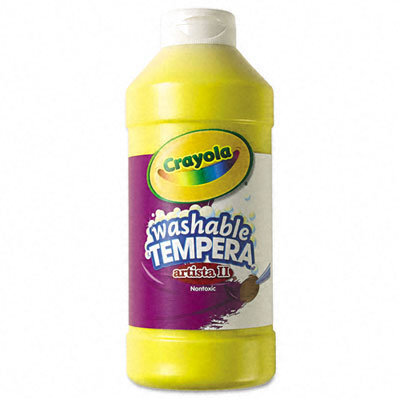 CRAYOLA PAINT TEMP YLW 16OZ