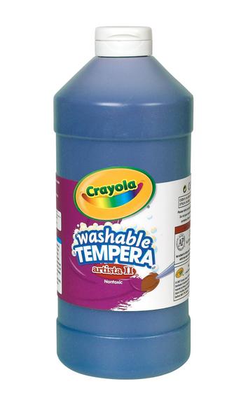 CRAYOLA PAINT TEMP BLUE 16OZ