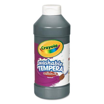 CRAYOLA PAINT TEMP BLACK 16OZ